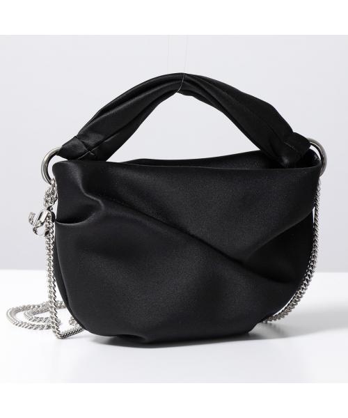 直営店‐Jimmy Choo‐ Bonny サテン バッグ ジミーチュウ JIMMY CHOO ボニー Bonny SAT トップハンドル