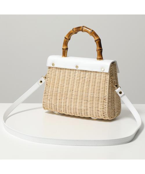 トマソカンドリア 極美品 2way ハンド ショルダー カゴ バッグ TOMMASO CANDRIA トマソカンドリア カゴバッグ 114 レディース