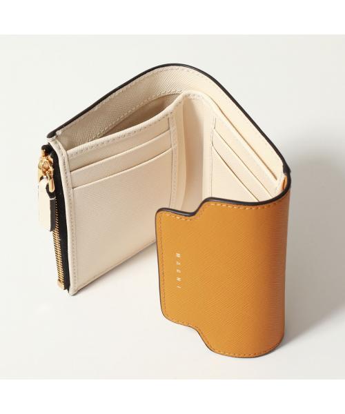 マルニ MARNI 3つ折り財布 ブラック 雑多 pfmo0052u2 lv520