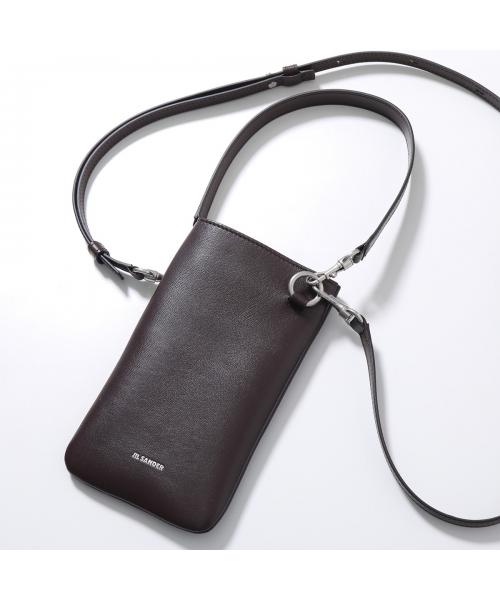 関税込【Jil Sander】ロゴ デボス ストラップ ショルダー バッグ JIL SANDER (ジル・サンダー) エンボスロゴ ストラップ クロス