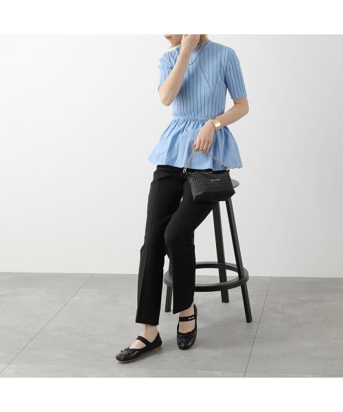 セール】MIUMIU バレエシューズ 5F794D XUU レザー バレリーナ セール】MIUMIU バレエシューズ 5F794D XUU レザー バレリーナ