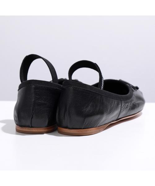 美品 ミュウミュウ サテン フラットシューズ ベルト 36(ミュウ 美品 ミュウミュウ サテン フラットシューズ ベルト 36(ミュウ