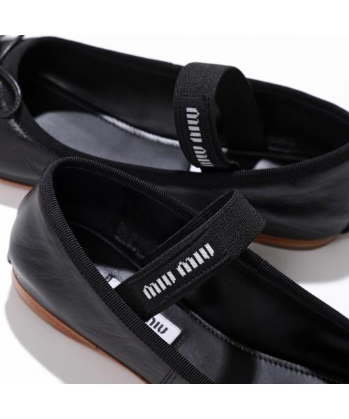 セール】MIUMIU バレエシューズ 5F794D XUU レザー バレリーナ セール】MIUMIU バレエシューズ 5F794D XUU レザー バレリーナ