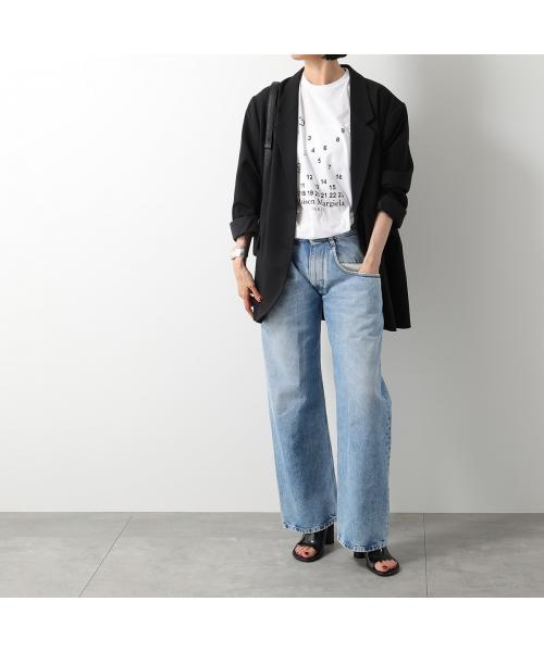 MAISON MARGIELA Tシャツ S51GC0517 S22816 半袖 ナンバーロゴ プリント Tシャツ S51GC0517 S22816 半袖 (Maison
