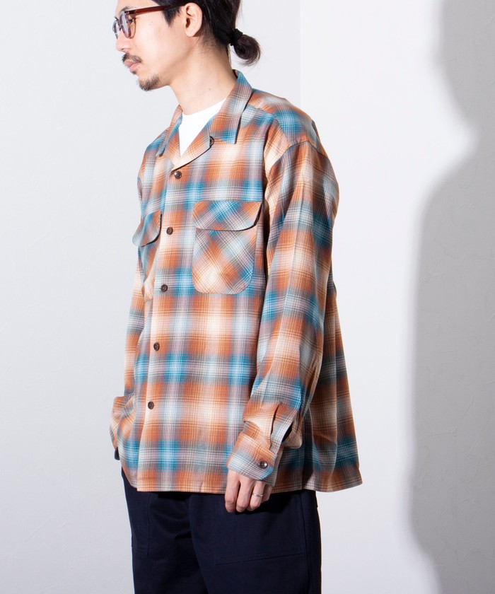 限定展開】【PENDLETON/ペンドルトン】チェック オープンカラー