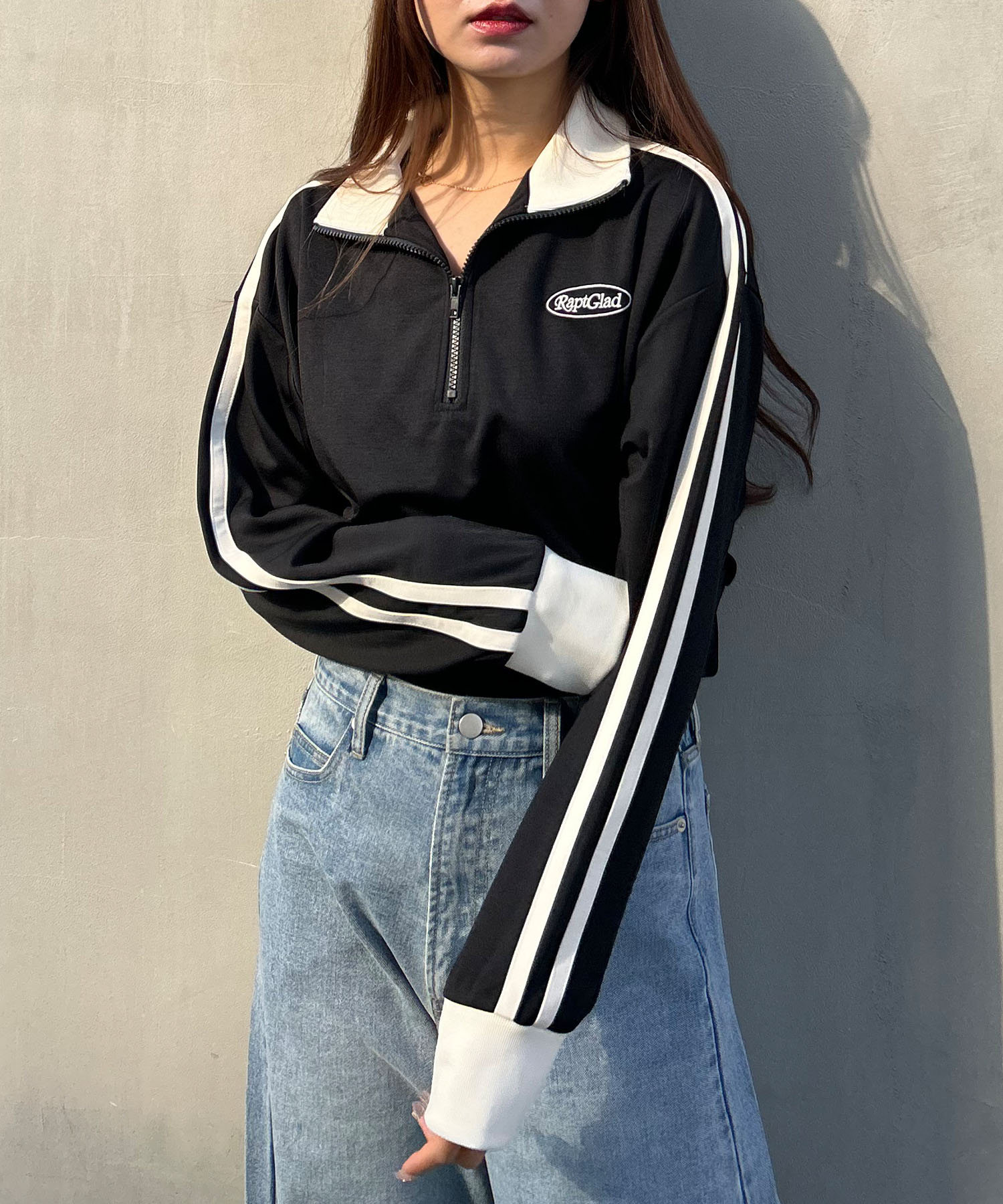 Side Line Jersey Tops/サイドラインジャージトップス