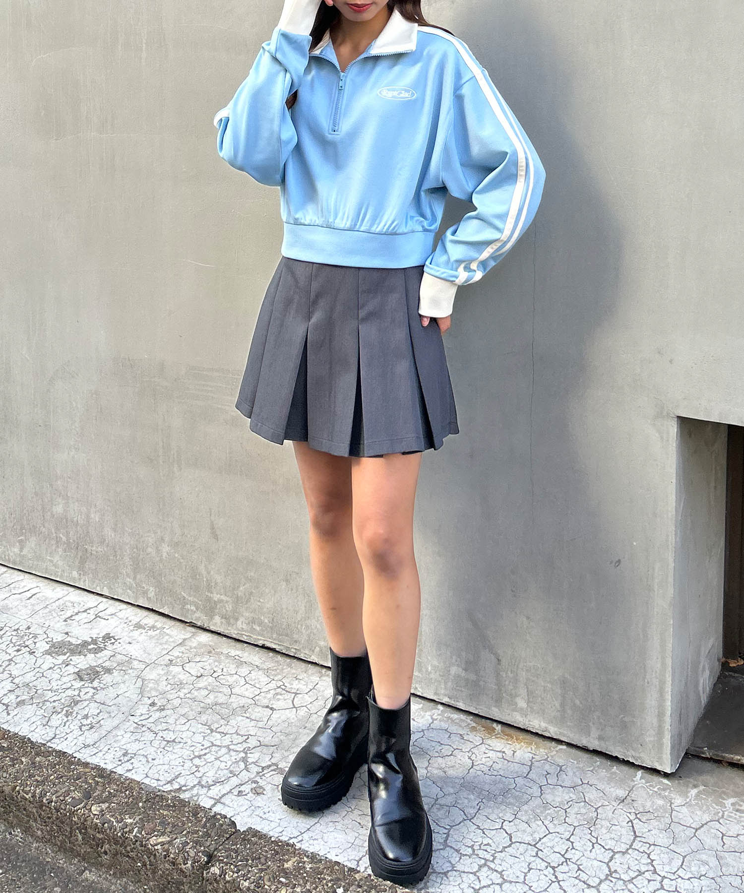 「#期間限定」のおすすめ人気ランキング セール サイドライン胸ロゴショート丈 INGNI 58%OFF】イング ジャケット・ブルゾン