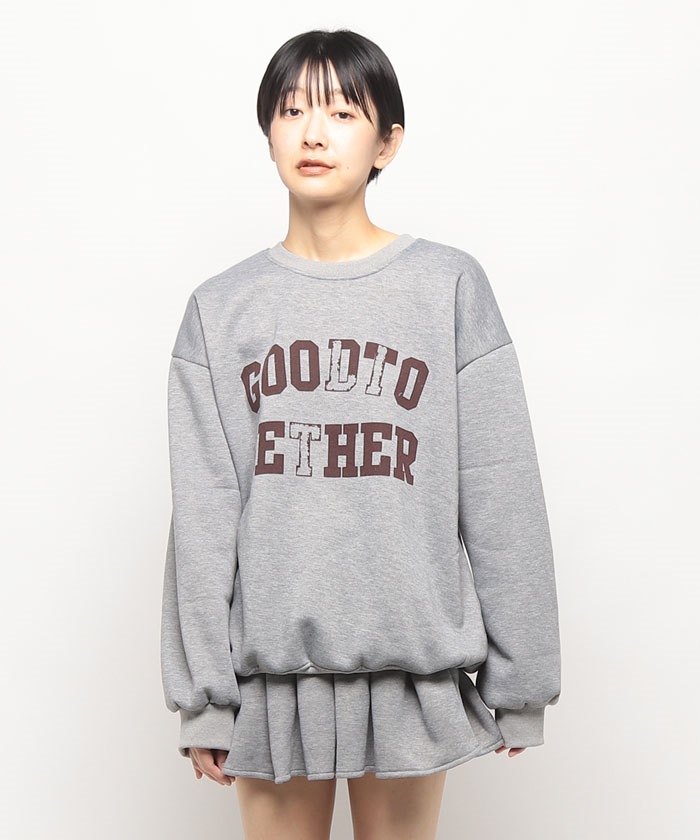 セール】ミージェーン me Jane ロゴスウェットトレーナー セール】ミージェーン me Jane ロゴスウェットトレーナー