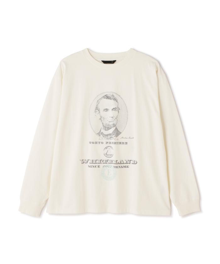 WHITELAND/ホワイトランド/ABRAHAM LONGSLEEVE TEE/グラフィック WHITELAND/ホワイトランド/ABRAHAM LONGSLEEVE TEE/グラフィック