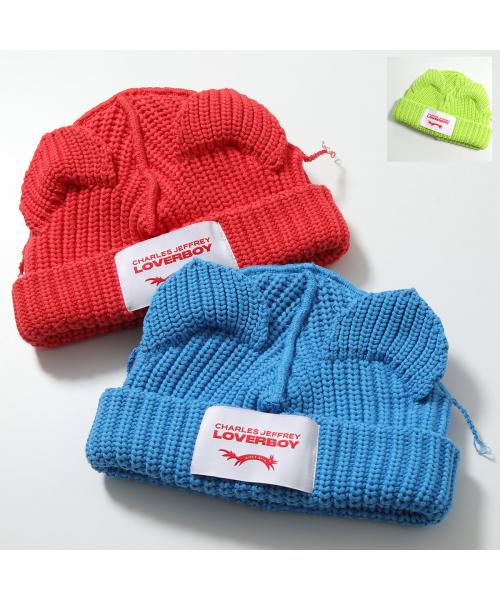 セール】CHARLES JEFFREY LOVERBOY ニット帽 CHUNKY EARS BEANIE(505894774) | チャールズジェフリー  ラバーボーイ(CHARLES JEFFREY LOVERBOY) - d fashion