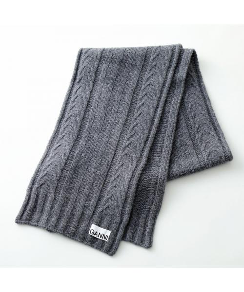 【限定値下】GANNI ケーブル　ニット　マフラー 限定値下】GANNI ケーブルニットマフラー