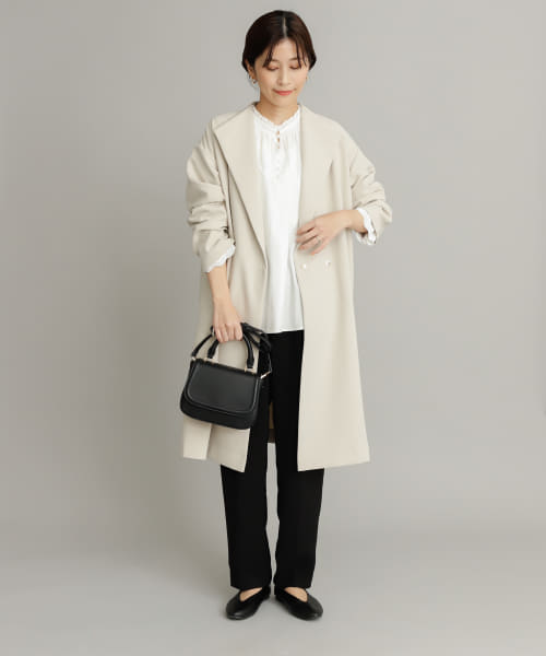セール 20%OFF】ダブルクロスガウンコート(505839609 セール 20%OFF】ダブルクロスガウンコート(505839609