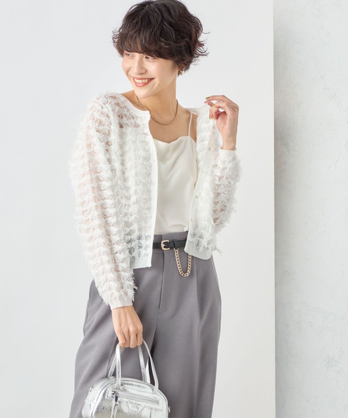 クーポン】【セール 30%OFF】《手洗い可能》カットフリンジ2WAY