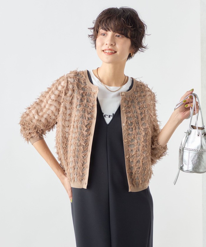 クーポン】【セール 30%OFF】《手洗い可能》カットフリンジ2WAY