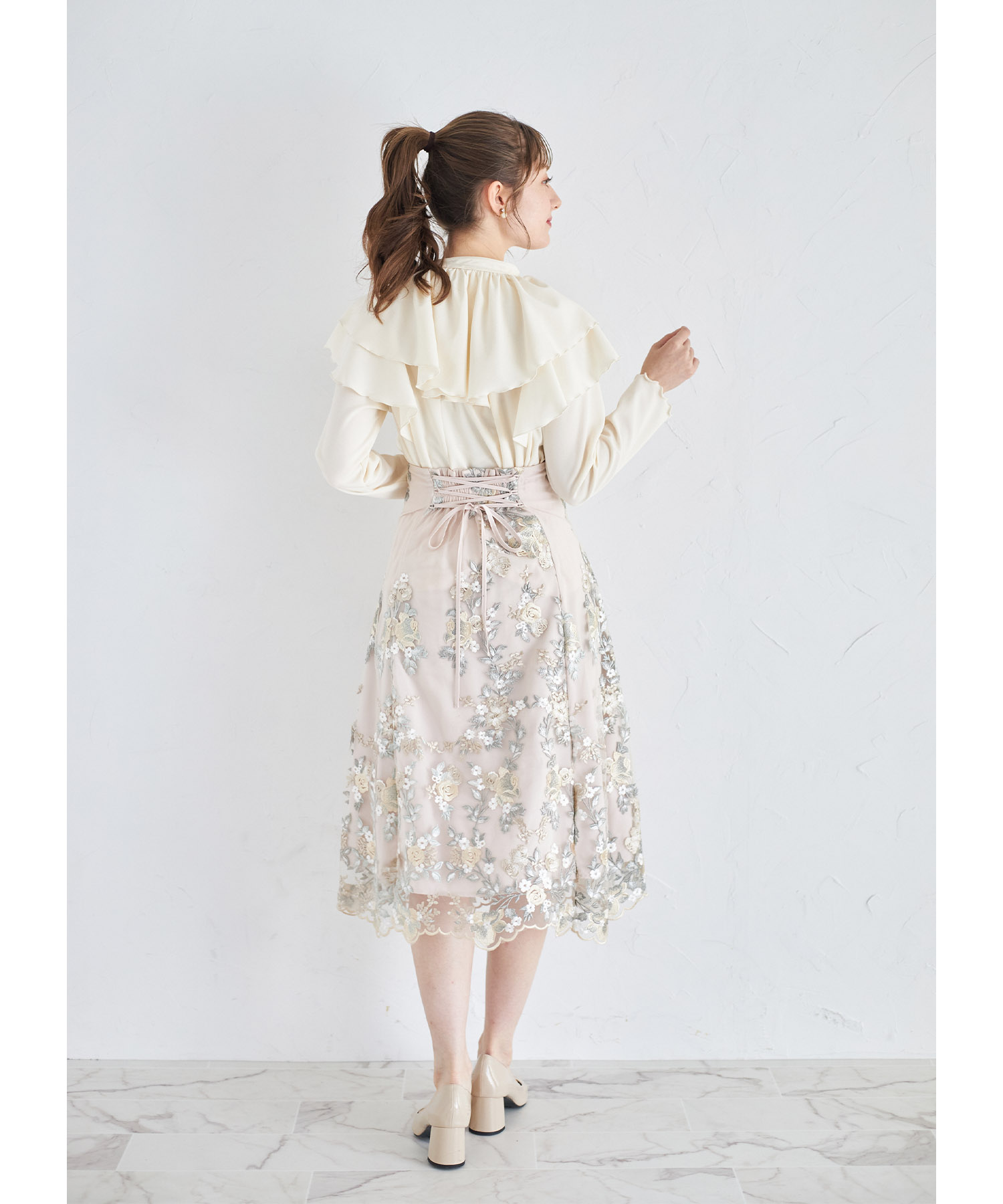 セール】トッコクローゼット tocco closet バックレースアップ