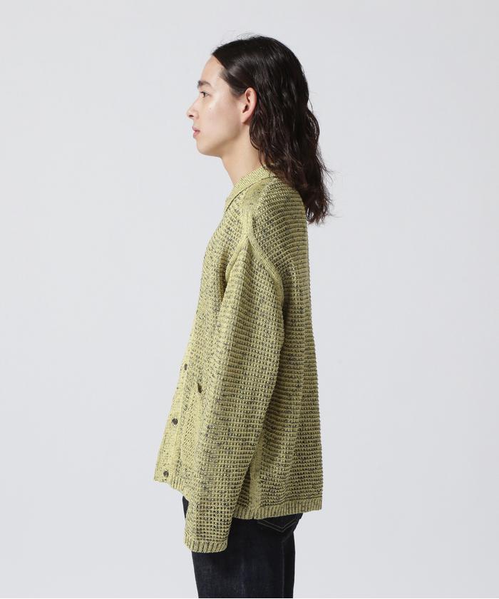 YOKE/ヨーク/MESH KNITTED BUTTONED CARDIGAN(505894330 YOKE/ヨーク/MESH KNITTED BUTTONED CARDIGAN(505894330