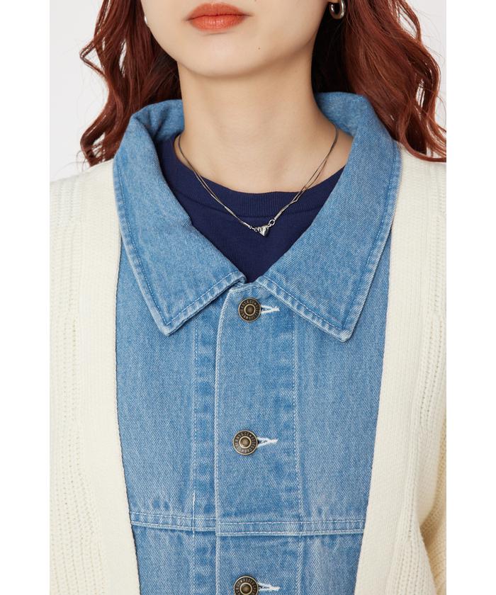 DENIM ドッキングカーディガン(505896642) | ロデオクラウンズ