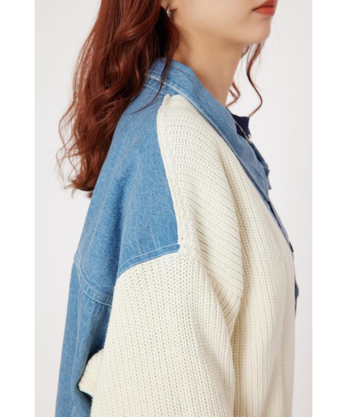 DENIM ドッキングカーディガン(505896642) | ロデオクラウンズ