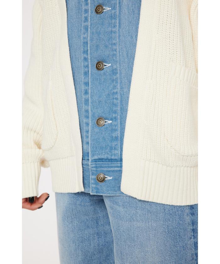DENIM ドッキングカーディガン(505896642) | ロデオクラウンズ
