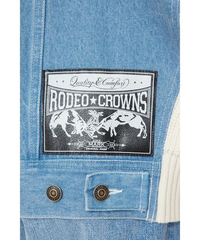 DENIM ドッキングカーディガン(505896642) | ロデオクラウンズ DENIM ドッキングカーディガン(505896642) | ロデオクラウンズ