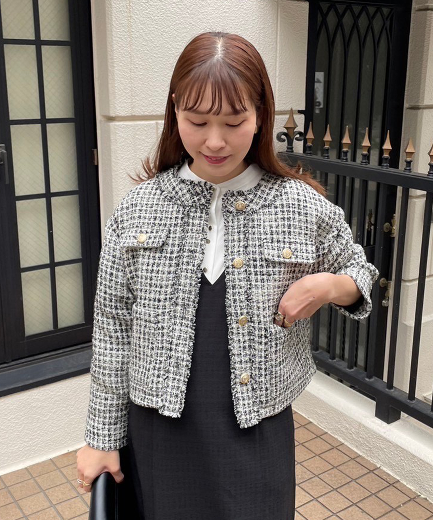 美品♡セオリーリュクス ノーカラージャケット ミックスツイード ママスーツ 38 BRIGHTEN UP TWEED | Theory luxe（セオリーリュクス）公式通販