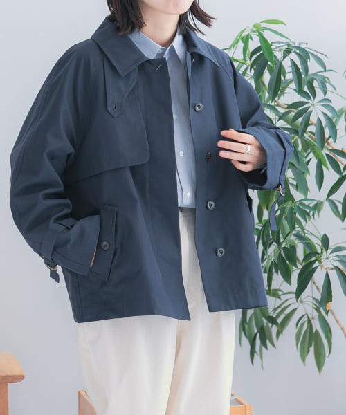 限定値下げ❣️DOORS FORK& SPOON Wショートコート グレー クーポン】【セール 10%OFF】『WEB/一部店舗限定』FORK&SPOON