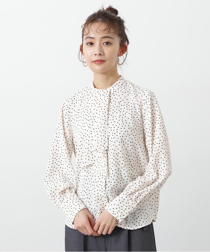 美品 VIKTOR&ROLF ボウタイブラウス ノースリーブ ノースリーブブラウス Ⅴネック ブラウス[品番：KH000014060