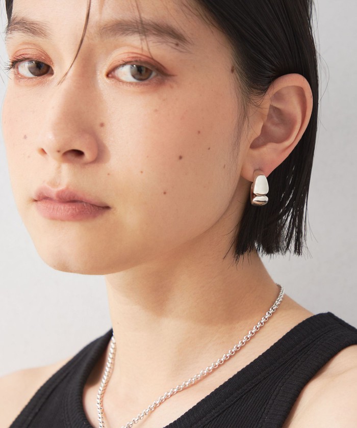 PHILIPPE AUDIBERT＞PA Dea フープ ピアス SIL＜Select by EMMEL