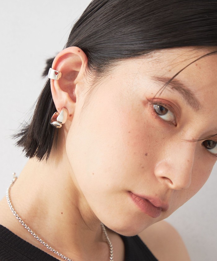 PHILIPPE AUDIBERT＞PA Dea フープ ピアス SIL＜Select by EMMEL