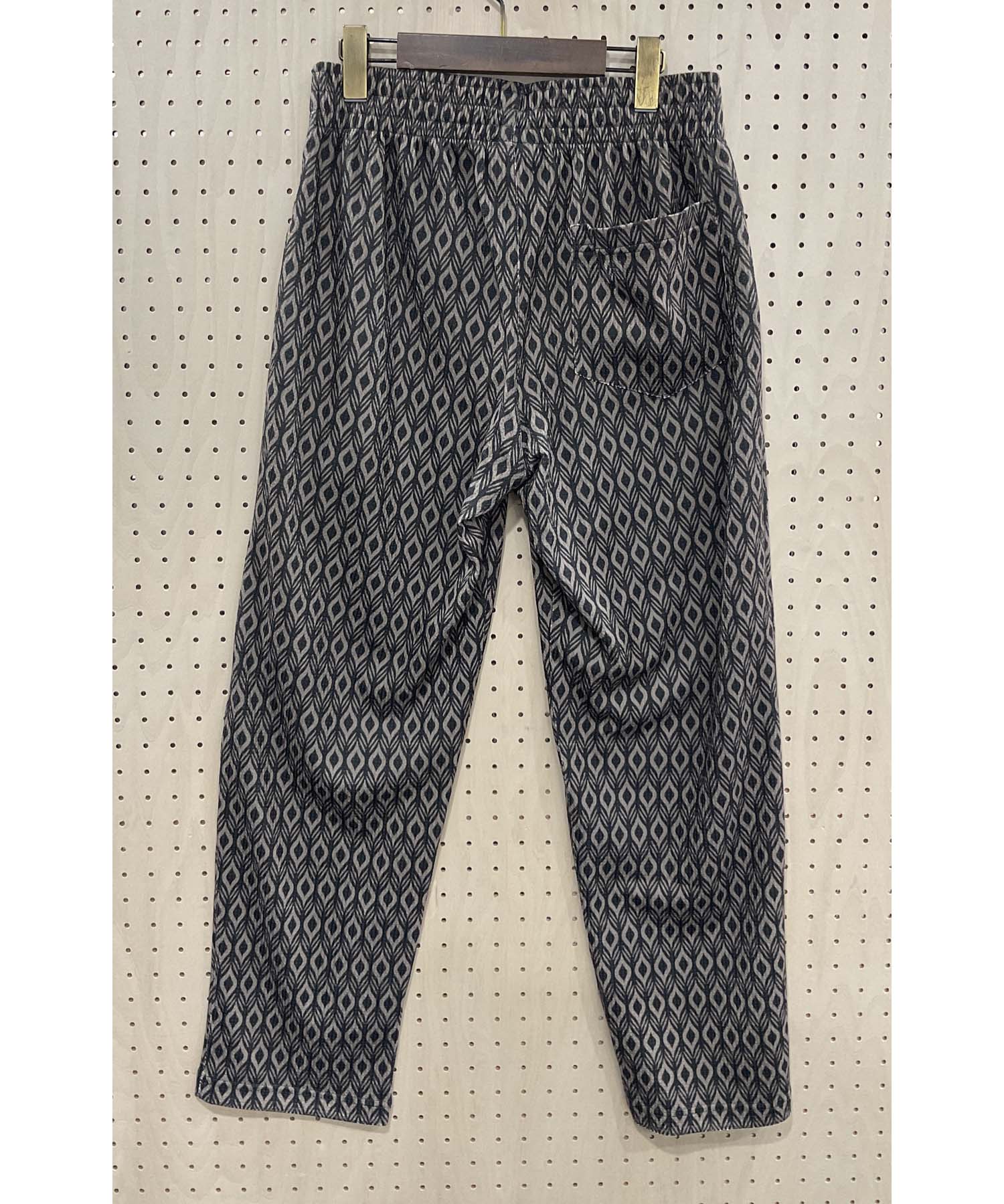 ジェーイーモーガン JEMORGAN 総柄ワッフルロングイージーパンツ