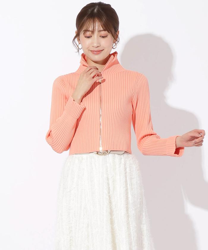 セール 50%OFF】リブジッパーカーディガン(505899077) | AND