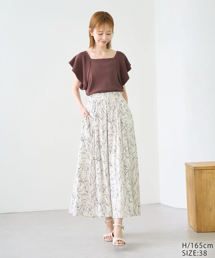 ROPE' PICNIC｜ロペピクニックのスカート（ドット柄）通販