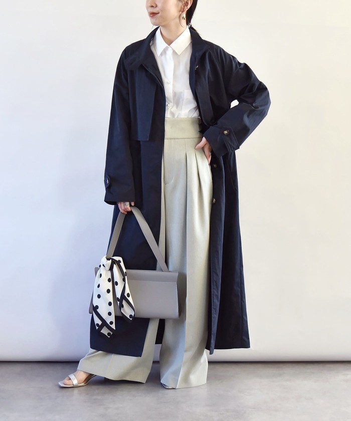 セール 50%OFF】quaranciel:〈手洗い可能〉スタンドカラー