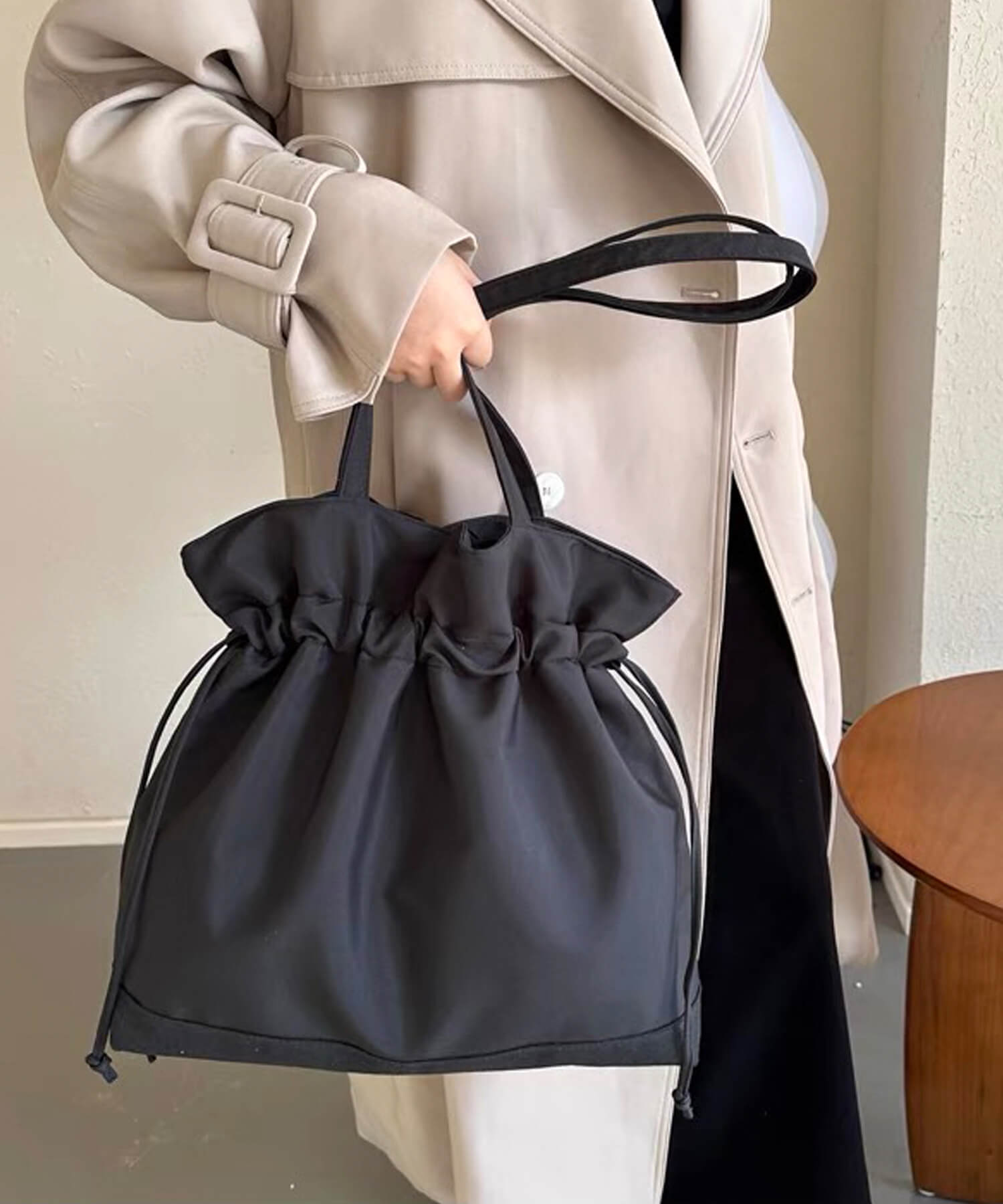 tooco様ご確認用です(^_^ ジョリーフルール　巾着型トートバック セール 10%OFF】ショップニコニコ ShopNikoNiko 大容量 巾着型