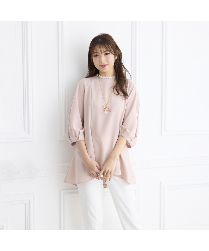 セール 50%OFF】【セットアップ対応】ペプラムブラウス