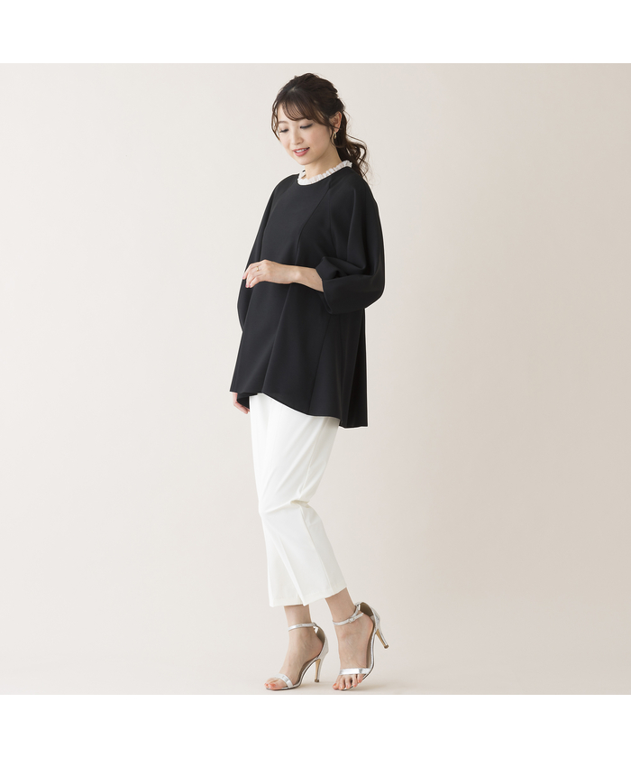 セール 50%OFF】【セットアップ対応】ペプラムブラウス
