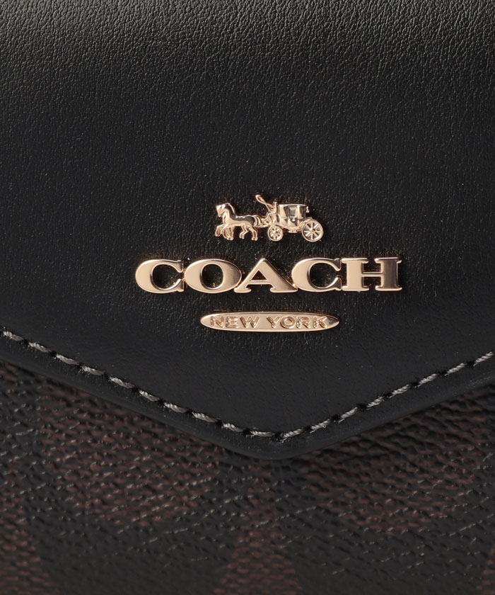 COACH❇️ロゴ レザーリュック 