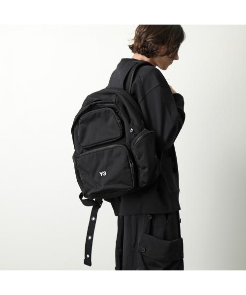 美品　Y-3 バックパック　リュック　 IR5788 ブラック　大容量　ロゴ Y-3 ワイスリー バックパック BACKPACK IR5788 メンズ