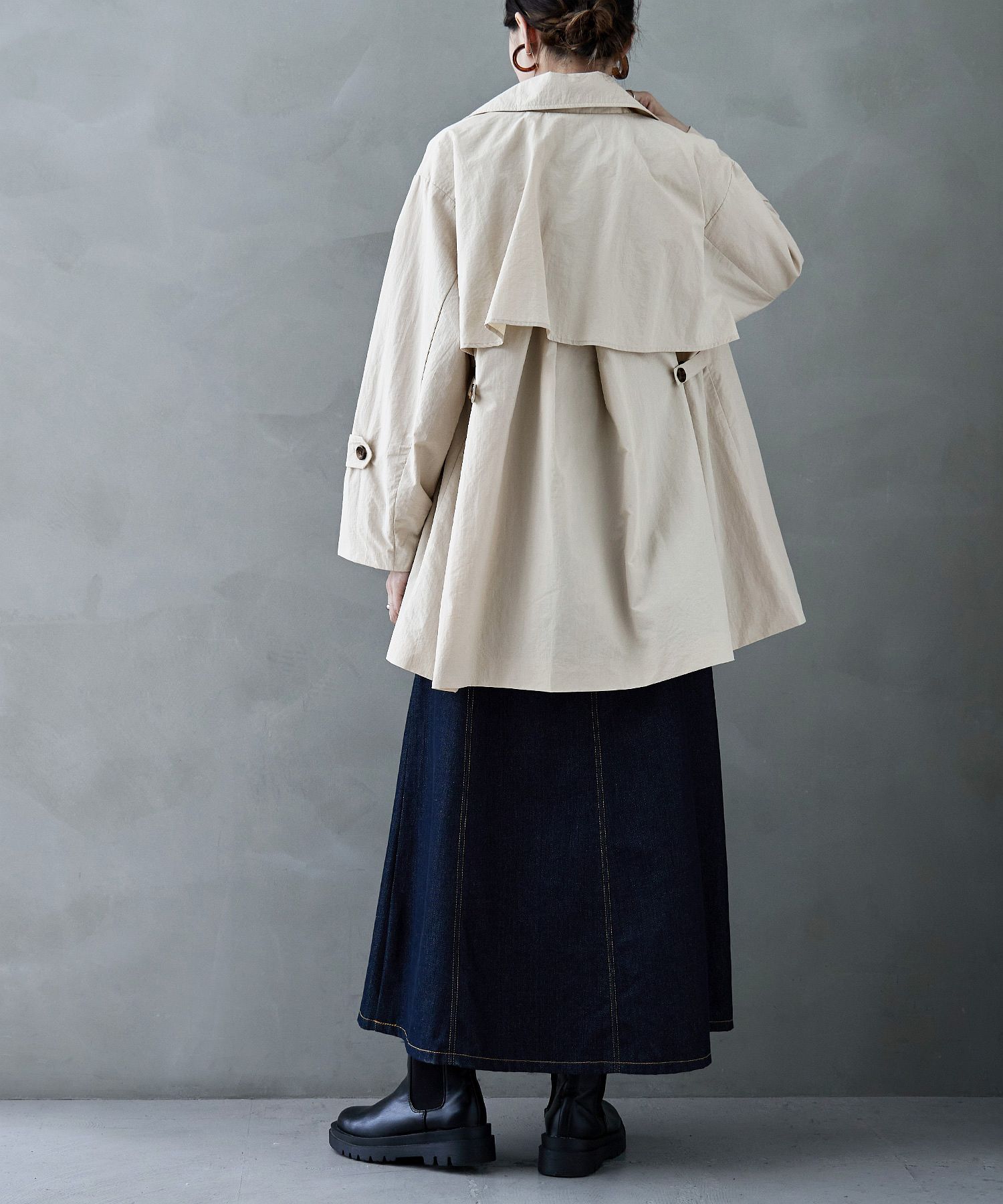 farid様の 超美品 モンクレール トレンチ風中綿コート ゴールド キッズ／ジ farid様の 超美品 モンクレール トレンチ風中綿コート ゴールド