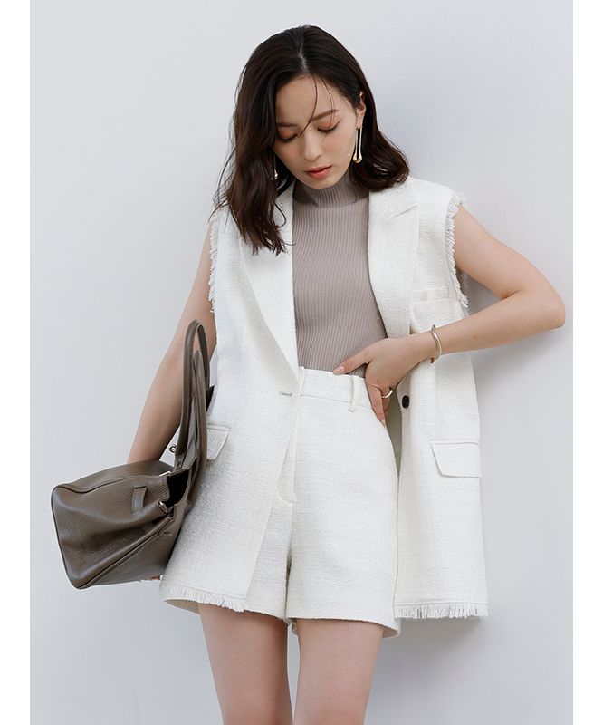 セール 30%OFF】【セットアップ対応商品】ツイードテーラード