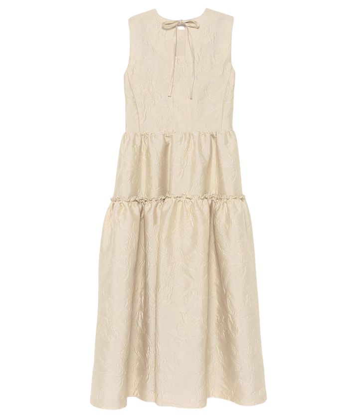 セール 30%OFF】ジャガードギャザーワンピース(505902547) | ア