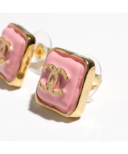 CHANEL ピアス ABC253 B14730 スクエア ココマーク メタル CHANEL ピアス ABC253 B14730 スクエア ココマーク メタル