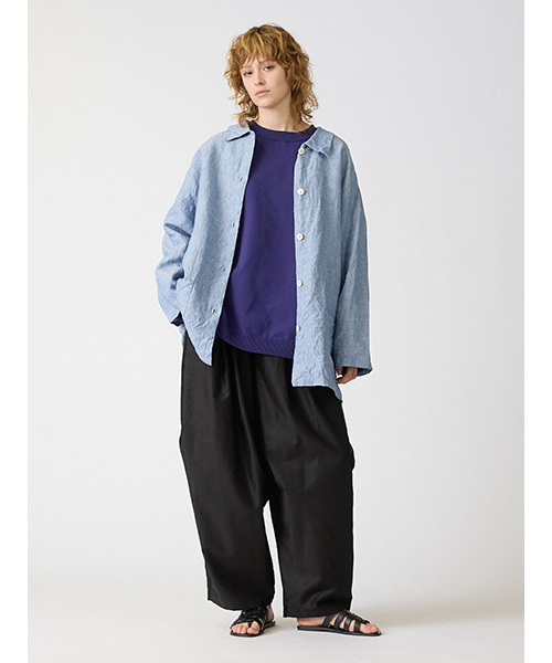 24AW mizuiro ind クルーネック ワイドニットプルオーバー セール】mizuiro ind クルーネックワイドニットプルオーバー