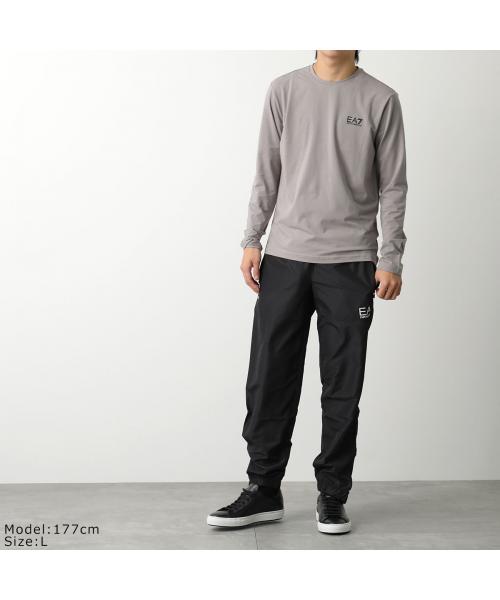 エンポリオアルマーニ ジュニア 長袖Tシャツ EMPORIO ARMANI エンポリオアルマーニ ストレッチ 胸ロゴ クルー