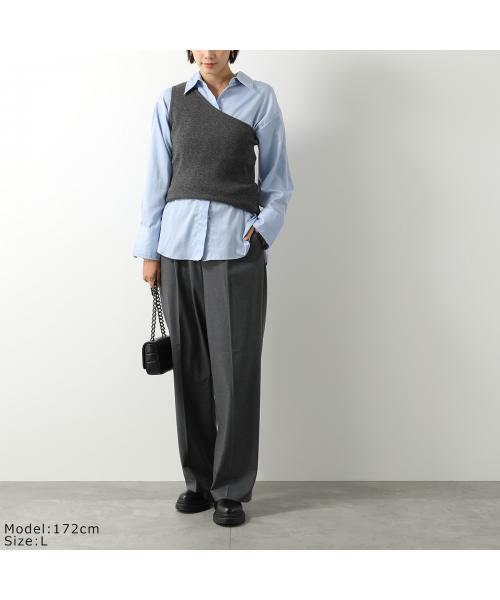 完売間近【Max Mara】ラッフルディテール クルーネック トップ Max Mara MAX MARA マックスマーラ Tシャツ DOLLY ドリー
