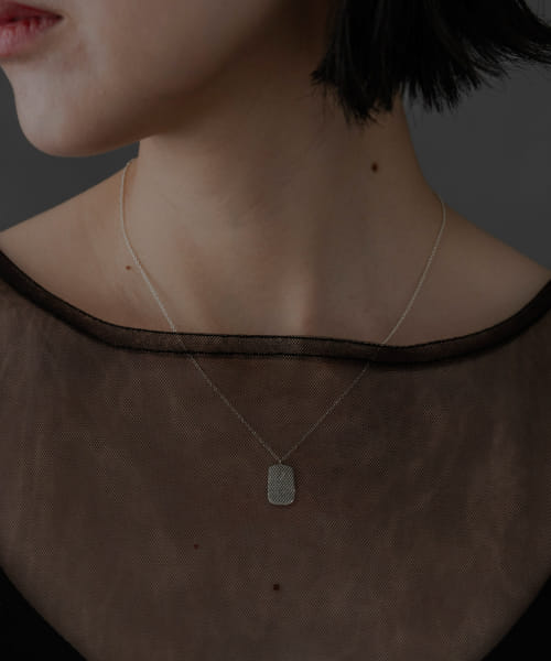 クーポン】SMELLY so' rectangle plate necklace(505907016