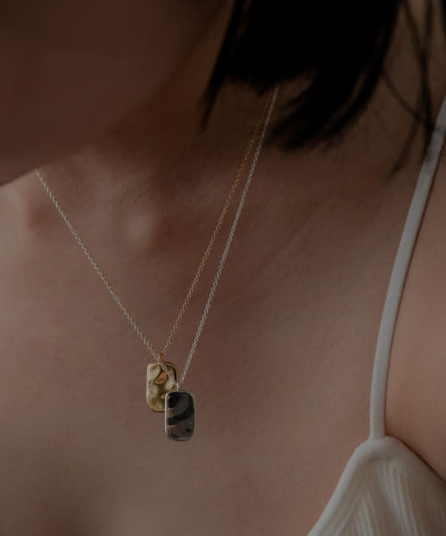 クーポン】SMELLY so' rectangle plate necklace(505907016