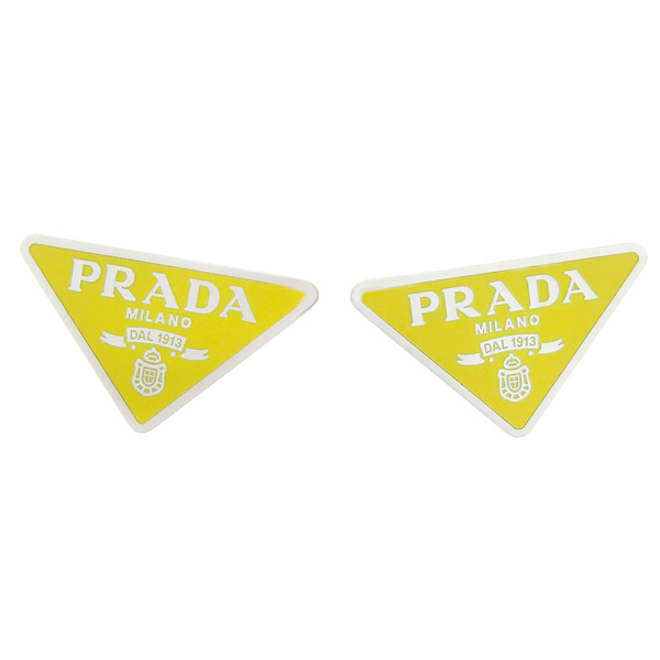 プラダ PRADA PRADA プラダ SMALTO JEWELS トライアングル ロゴ