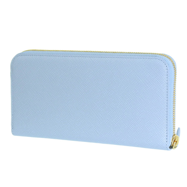 プラダ PRADA PRADA プラダ SAFFIANO EMBOSS ROUND ZIP WALLET