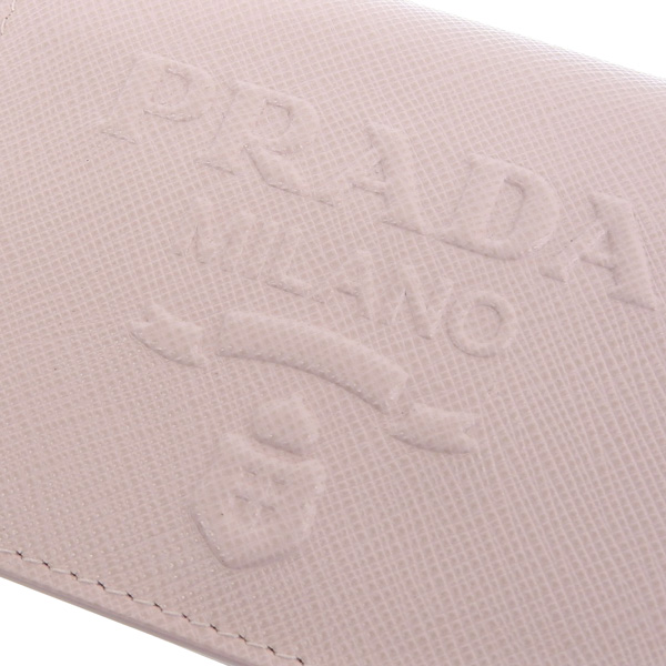 PRADA テッスートクリスピー 二つ折り財布 エバノ　保証書　箱付き クーポン】プラダ PRADA PRADA プラダ SAFFIANO EMBOSS WALLET